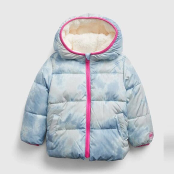 Gap Toddler Reversible ColdControl Max Sherpa Puffer Jacket - 3Y - Picture 5 of 6